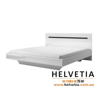 Кровать Hektor 2498AJ31 в белом глянце Helvetia