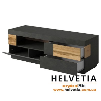 Тумба ТВ 1D2S Silke 241NGY41 Helvetia matera открытая