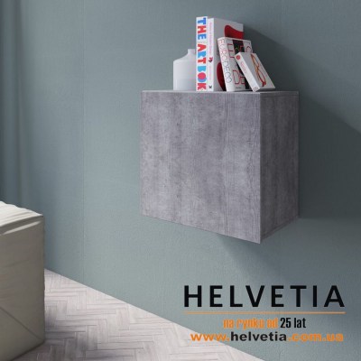 Пенал 1D Vento beton №03 Helvetia