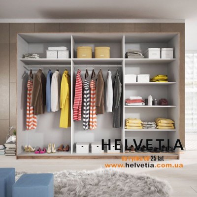 Шкаф-купе Galaxy 2493EA19 Helvetia открытый