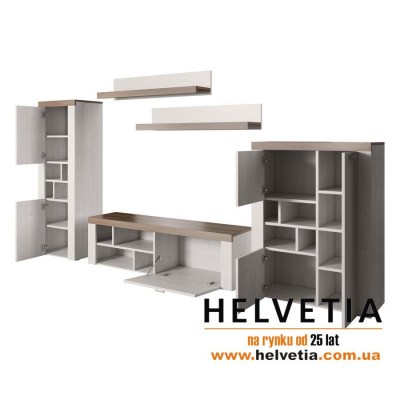 Стенка Amy 244BHH10 Helvetia открытая