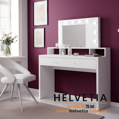 Туалетный столик белый Aria Helvetia 2497KF49