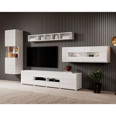 Тумба ТВ 2D4S Toledo 2498DW40 Helvetia