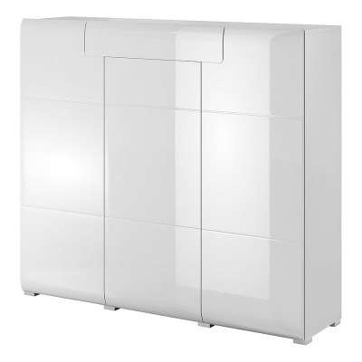 Комод 3D1S Toledo 2498DW76 Helvetia белый глянец