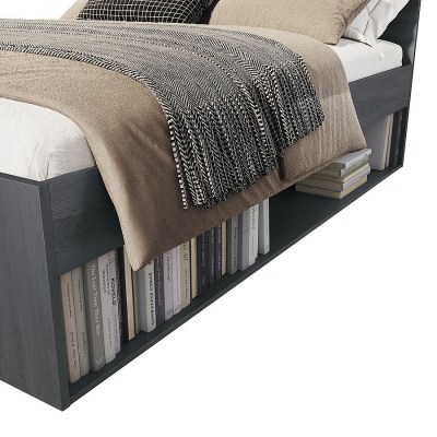 Кровать Galaxy с ящиком 160x200 24CBEA51 Helvetia в цвете дуб Карбон