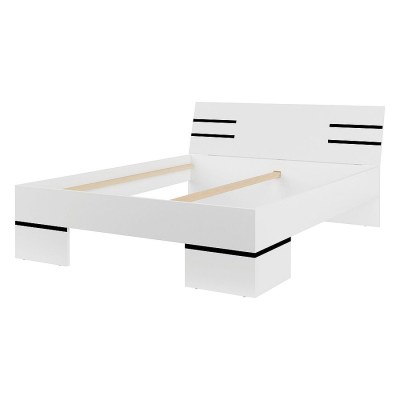 Кровать 180х200 Violla 2497LP32 Helvetia в цвете белый / белый глянец